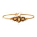 Sunflowers Bangle Bracelet