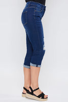 Missy Stretch Cuffed Capri Jeans