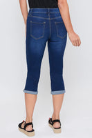 Missy Stretch Cuffed Capri Jeans