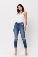 B&C High Rise Rolled Cuff Jeans