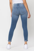 
              B&C High Rise Rolled Cuff Capri Jeans
            