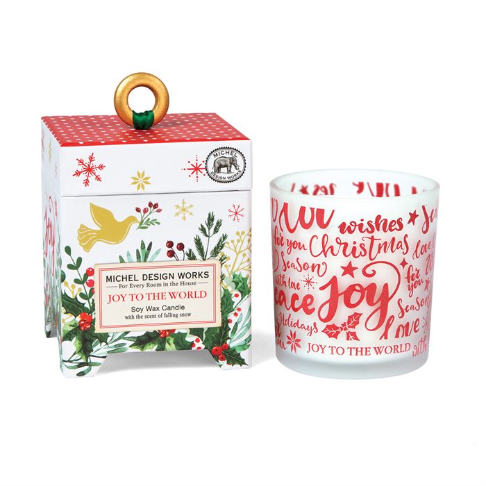 Joy to The World Candle