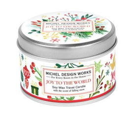 Joy to The World Travel Candle