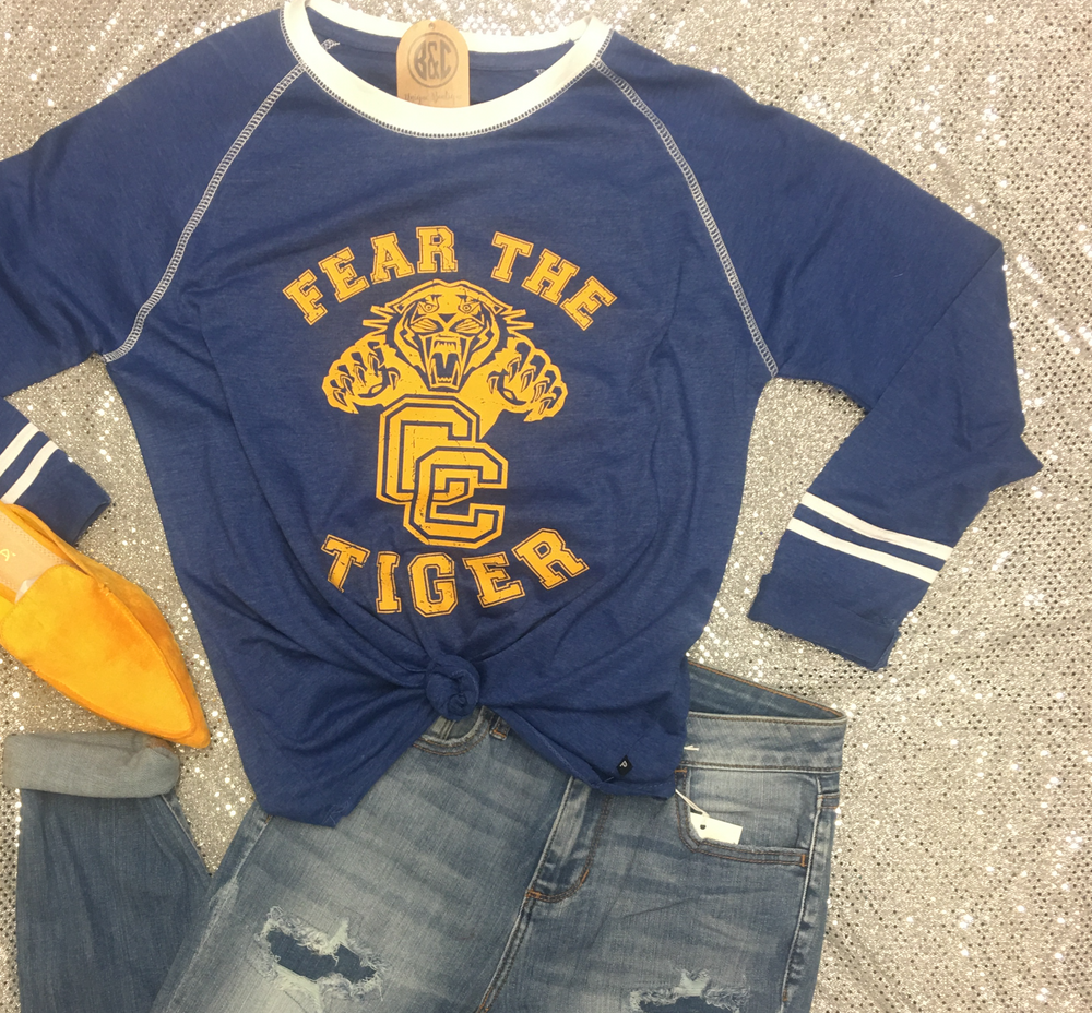 Fear The Tiger Ringer Tee