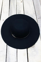 Denver Days Leather Banded Wool Floppy Hat