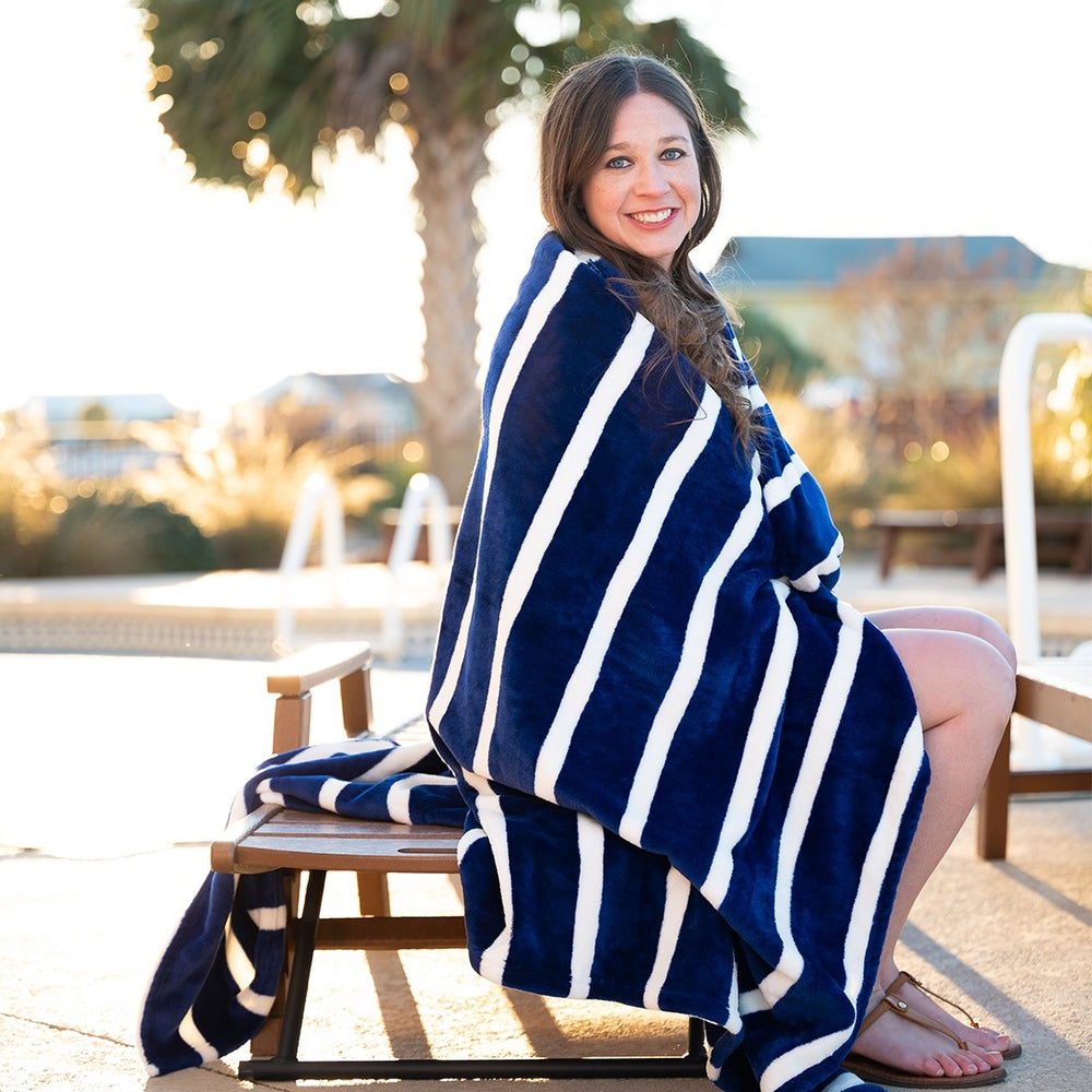 Nautical Stripe Blanket