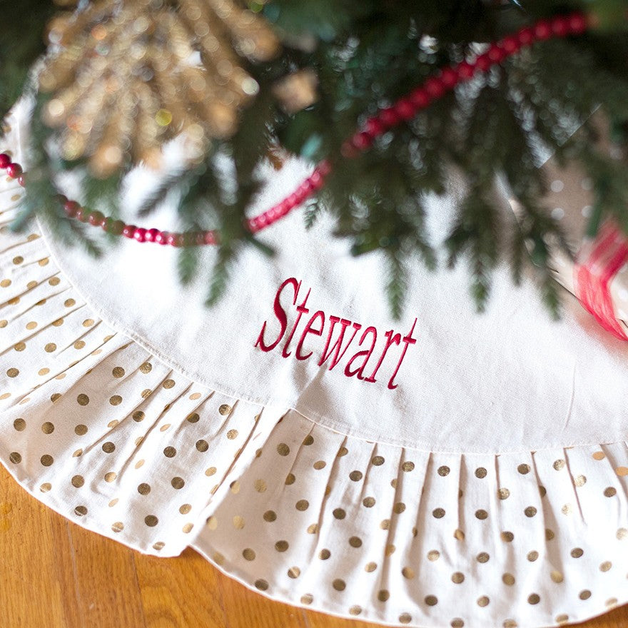 Classic Gold Tree Skirt
