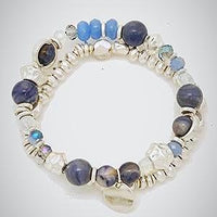 Natural Stone Multi Bead Bracelet