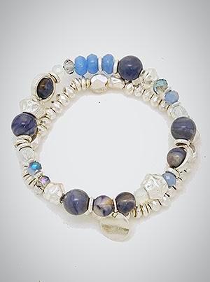 Natural Stone Multi Bead Bracelet