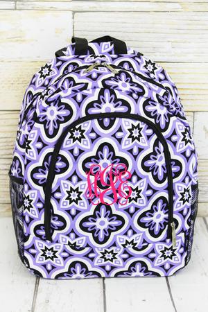 Floral Serenity Large Backpack