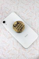 
              Antiqued Cell Phone Popsocket Cover
            