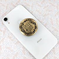 Antiqued Cell Phone Popsocket Cover