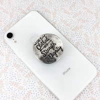 Antiqued Cell Phone Popsocket Cover