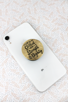 Antiqued Cell Phone Popsocket Cover