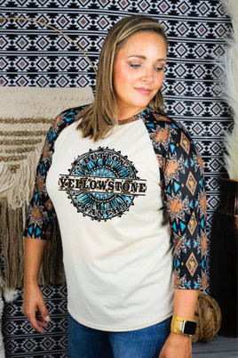 Yellowstone Sunflower Concho with Printed Sleeves