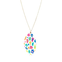 Party Leopard Heather Necklace