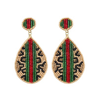 
              Leopard Stripe Maggie Earrings
            
