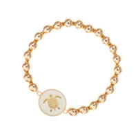 Tropi-Cool White Turtle Bracelet