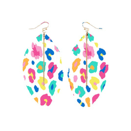 Party Leopard Heather Earrings