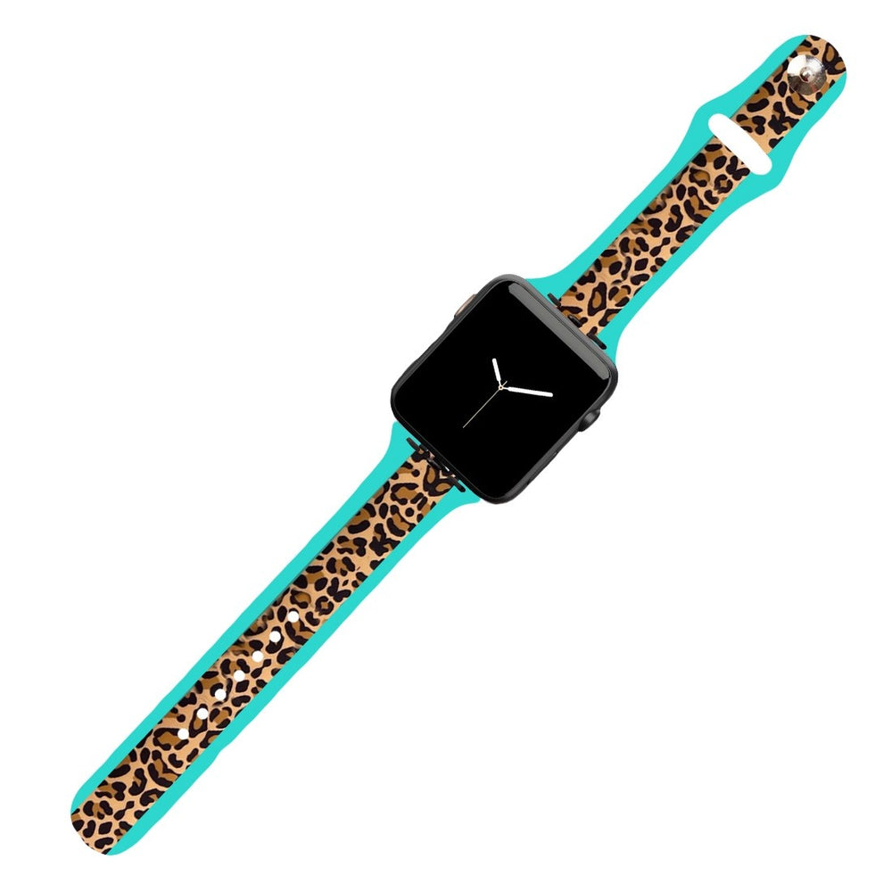 Mint Leopard Watch Band